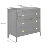 DI Designs Abberley Chest of Drawers | Black - SantoLusso