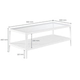 DI Designs Abberley Coffee Table | White - SantoLusso