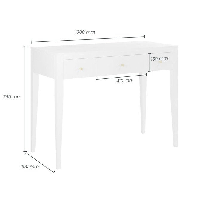 DI Designs Alton Console | White - SantoLusso