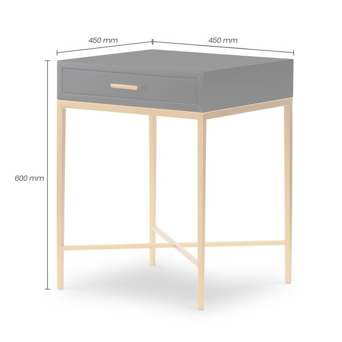 DI Designs Berkeley Bedside | Black - SantoLusso