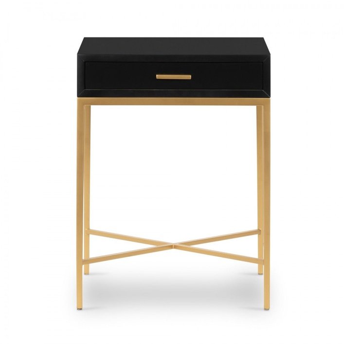 DI Designs Berkeley Bedside | Black - SantoLusso