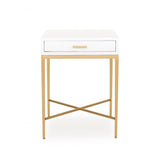 DI Designs Berkeley Bedside | White - SantoLusso