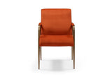 DI Designs Campden Club Chair – Rust Orange - SantoLusso