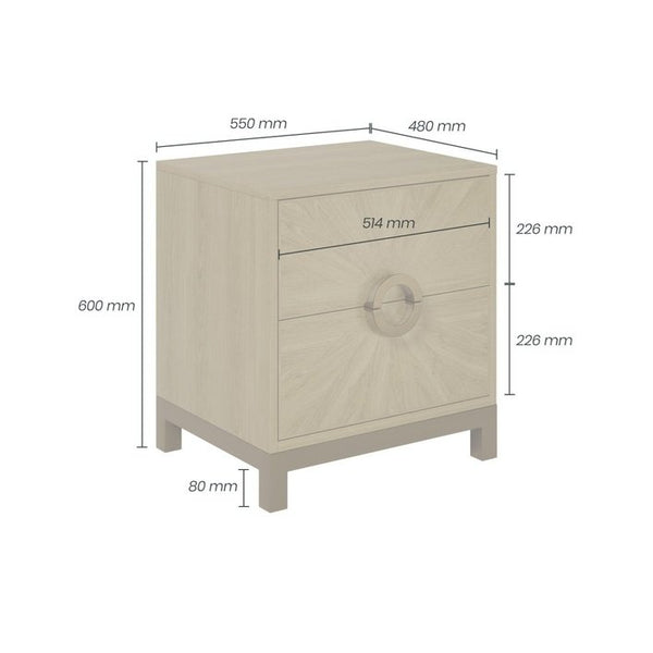 DI Designs Easton Bedside Table - SantoLusso