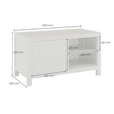 DI Designs Flyford TV Unit (small) | Grey - SantoLusso