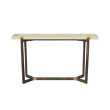 DI Designs Hambledon Console | Cream Shagreen - SantoLusso