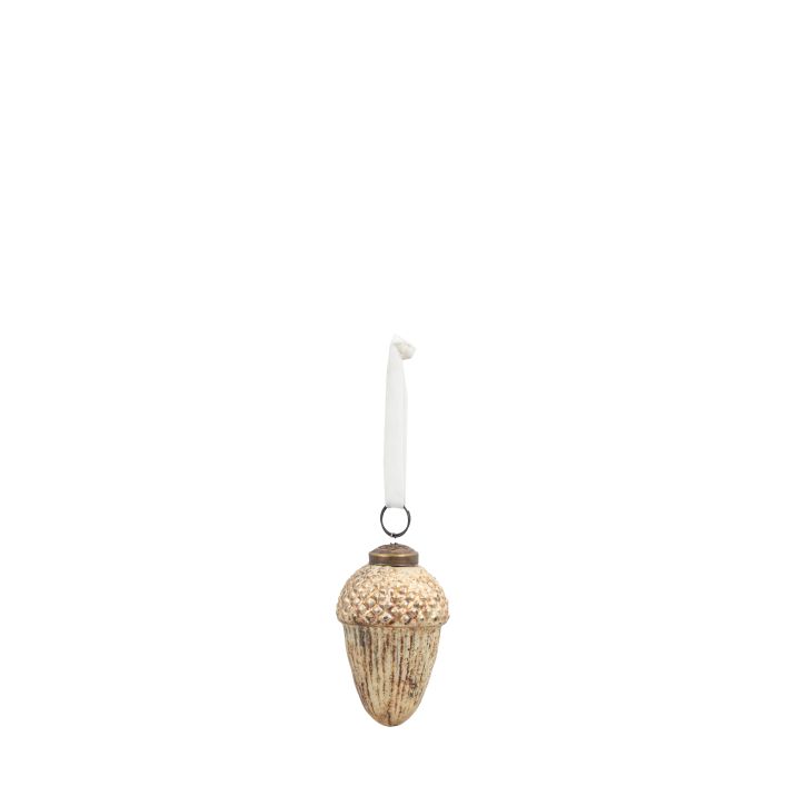 Ghedi Acorn Bauble Antique Gold Set of 6 Small — SantoLusso®