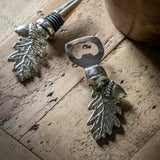 Ghedi Acorn Bottle Opener Nickel Finish — SantoLusso®