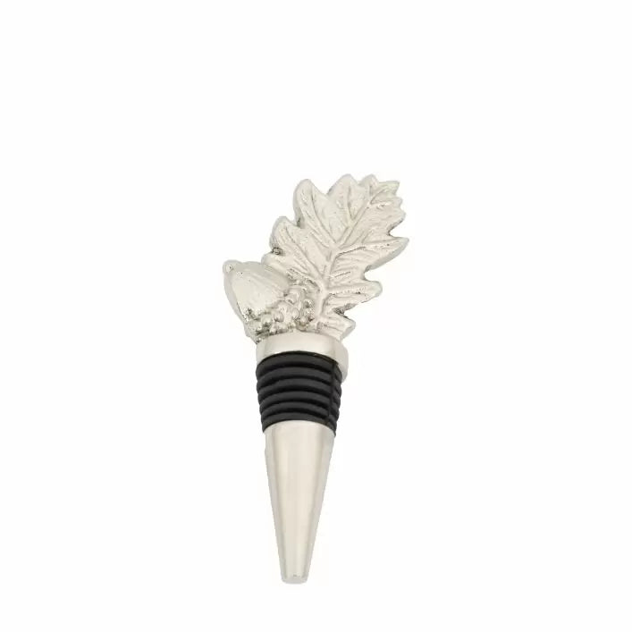 Ghedi Acorn Bottle Stopper Nickel Finish — SantoLusso®