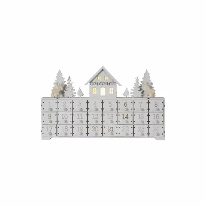 Ghedi Advent Calendar With LED White — SantoLusso®