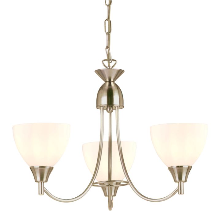 Ghedi Aequi 3 Pendant Light Satin Chrome — SantoLusso®