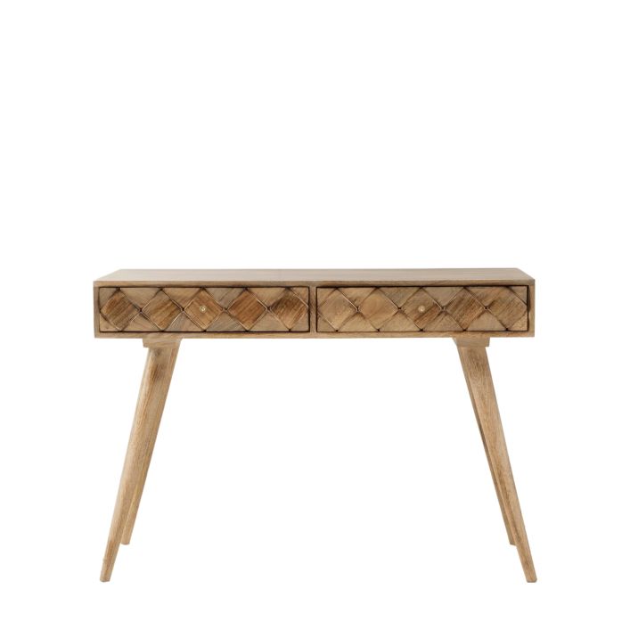 Ghedi Alban Console Table Burnt Wax — SantoLusso®