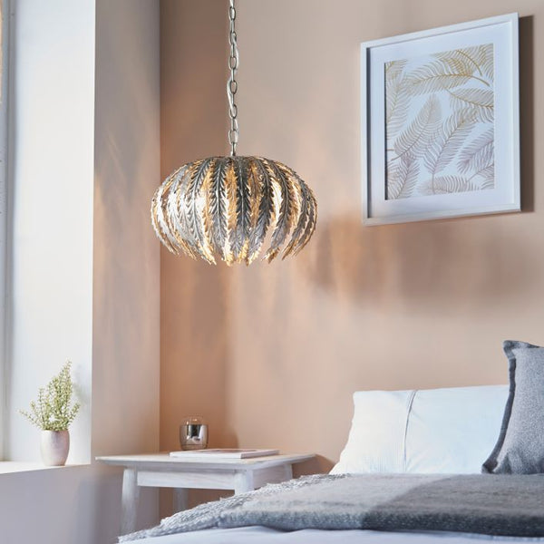 Ghedi Albinia Pendant Light Silver — SantoLusso®