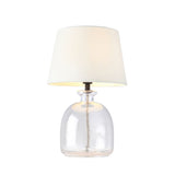 Ghedi Aldro Table Lamp Clear / Ivory — SantoLusso®