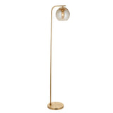 Ghedi Alessia 1 Floor Light Satin Gold — SantoLusso®