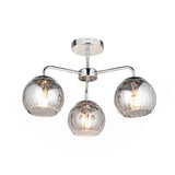 Ghedi Alessia 3 Ceiling Light Chrome — SantoLusso®