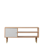 Ghedi Allaro Media Unit Oak White — SantoLusso®