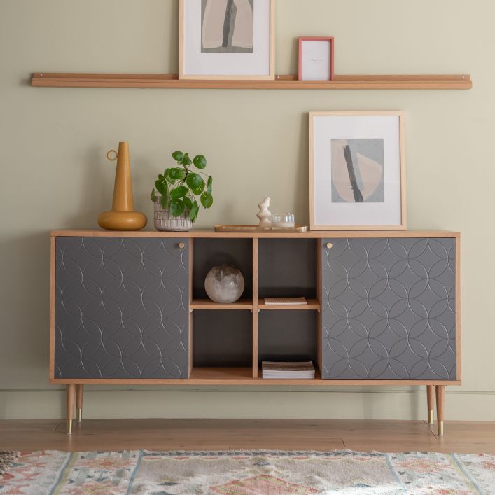 Ghedi Allaro Sideboard Oak Grey — SantoLusso®