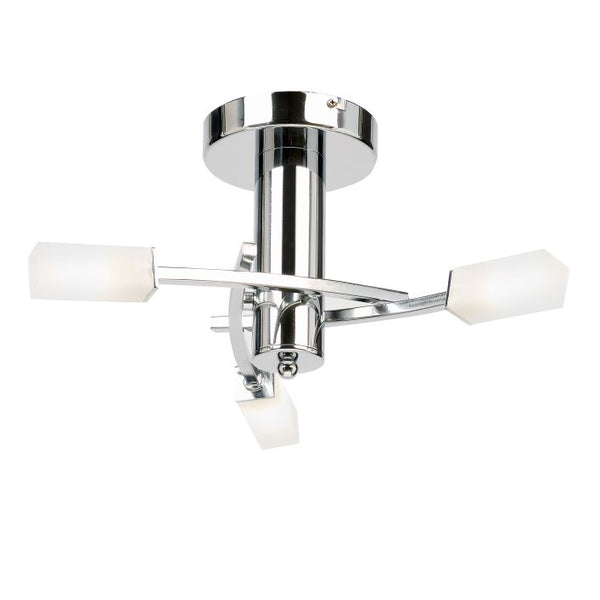 Ghedi Angelica 3 Ceiling Lamp Chrome — SantoLusso®