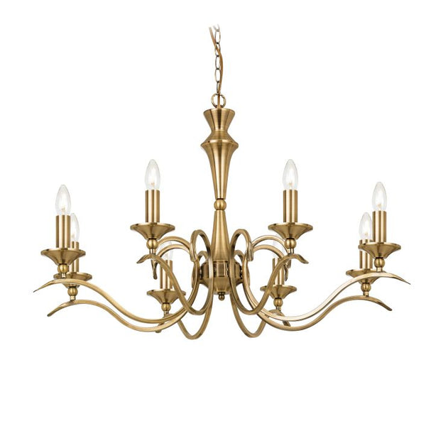 Ghedi Anna 8 Pendant Light Antique Brass — SantoLusso®