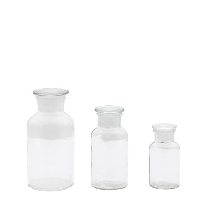 Ghedi Apotheca Jar Clear (Set of 3) — SantoLusso®