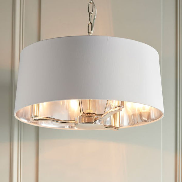 Ghedi Arnoldo 1 Pendant Light Bright Nickel — SantoLusso®