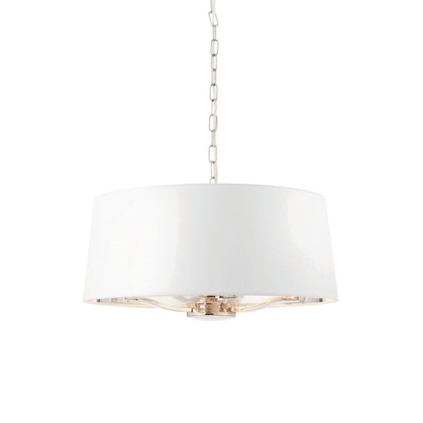 Ghedi Arnoldo 1 Pendant Light Bright Nickel — SantoLusso®