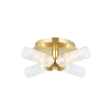 Ghedi Ballo Bathroom 4 Ceiling Light Brass — SantoLusso®