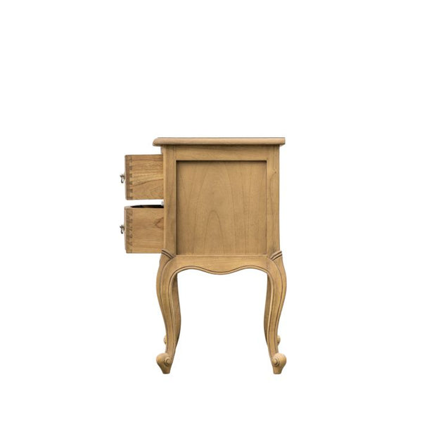 Ghedi Bayas Bedside Table Weathered — SantoLusso®