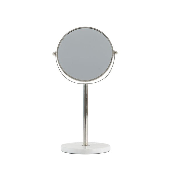 Ghedi Bella Vanity Mirror White & Silver — SantoLusso®