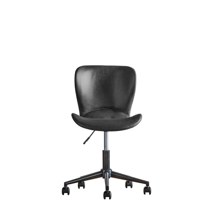 Ghedi Borza Swivel Chair Charcoal — SantoLusso®