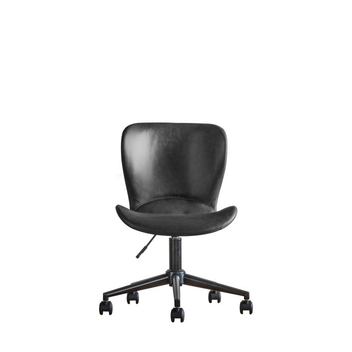 Ghedi Borza Swivel Chair Charcoal — SantoLusso®