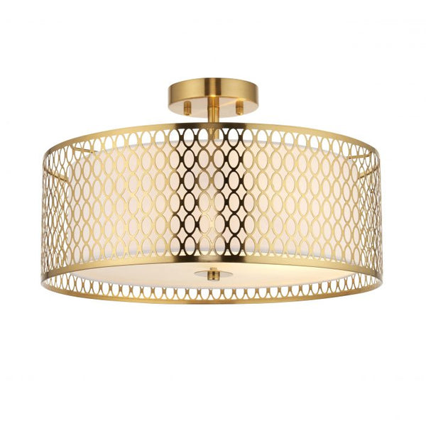 Ghedi Bryony Ceiling Lamp Gold/White — SantoLusso®