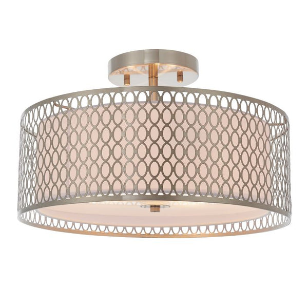 Ghedi Bryony Ceiling Lamp Satin Nickel — SantoLusso®