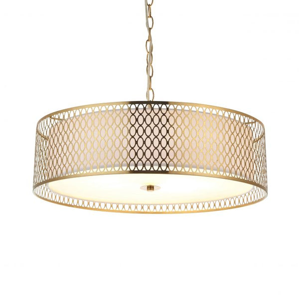 Ghedi Bryony Pendant Light Gold/White — SantoLusso®