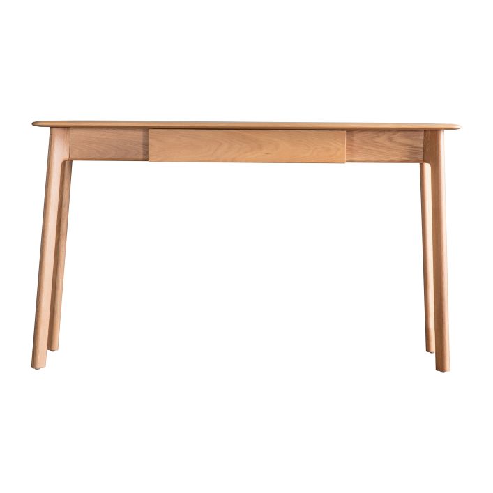 Ghedi Cabrera 1 Drawer Desk Oak — SantoLusso®