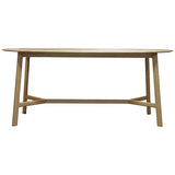 Ghedi Cabrera Oval Dining Table Oak — SantoLusso®