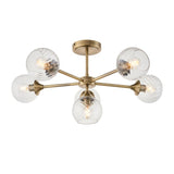 Ghedi Callie 6 Ceiling Light Antique Brass — SantoLusso®