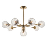 Ghedi Callie 8 Pendant Light Antique Brass — SantoLusso®