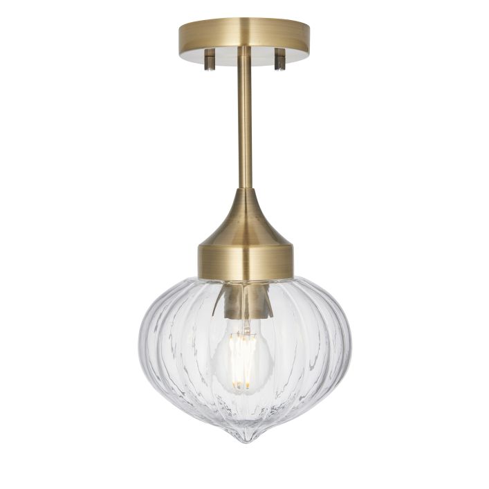 Ghedi Camerino 1 Ceiling Light Brass — SantoLusso®