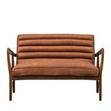 Ghedi Canello 2 Seater Sofa Vintage Brown Leather — SantoLusso®