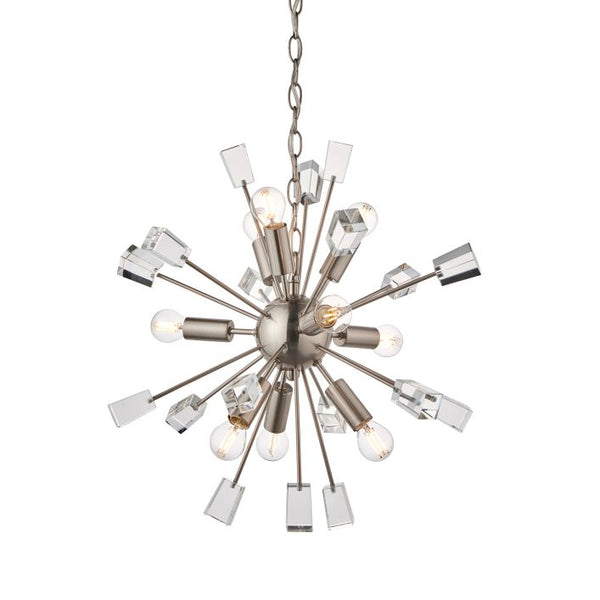 Ghedi Carita 9 Pendant Light Nickel — SantoLusso®