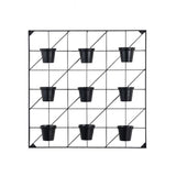 Ghedi Carlos Wall Planters x9 Black Large — SantoLusso®