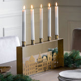 Ghedi Casa Candleholder Large Gold — SantoLusso®