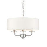 Ghedi Columbano 3 Pendant Light Bright Nickel — SantoLusso®