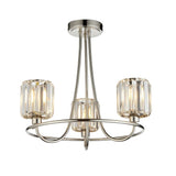 Ghedi Damari 3 Ceiling Light Bright Nickel — SantoLusso®