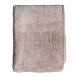 Ghedi Dasa Quilted Diamond Bedspread Blush — SantoLusso®