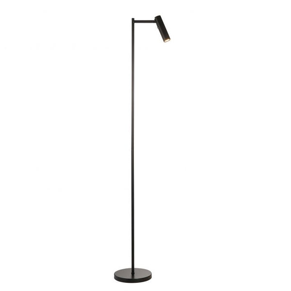 Ghedi Dedito Reader 1 Floor Lamp Matt Black — SantoLusso®