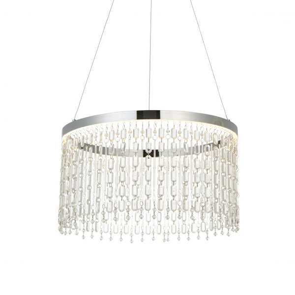 Ghedi Diami 1 Pendant Light Chrome — SantoLusso®