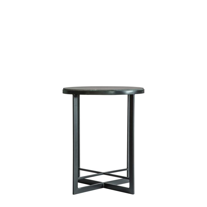 Ghedi Donata Side Table Silver — SantoLusso®